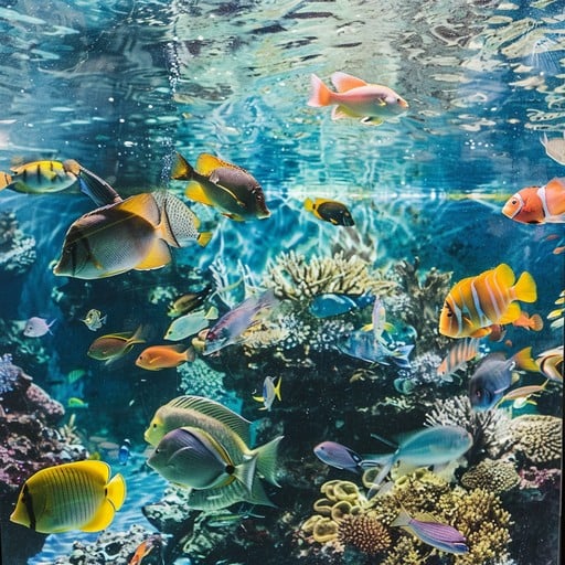 Vibrant Marine Aquarium